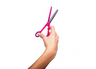 Show Tech Modellierschere 16,5cm, 39 Zähne, NEON PINK